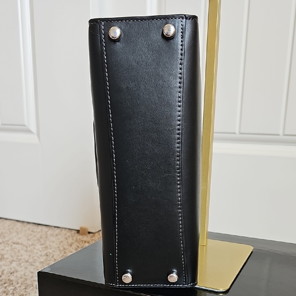 Coach 2024 Nina Small Tote Crossbody Bag CR097 black refined calf leather NWOT - Picture 6 of 12